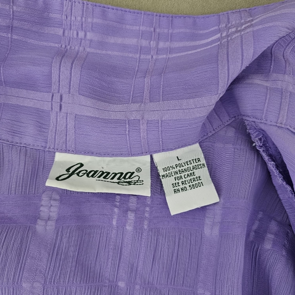 Joamna Lavender Textured Shirt - Picture 4 of 10